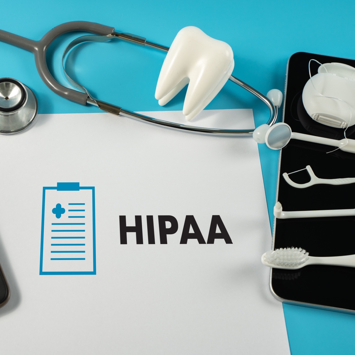 A graphic on HIPAA in the dental industry